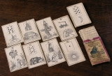 Use of cards to tell fortune and predictions